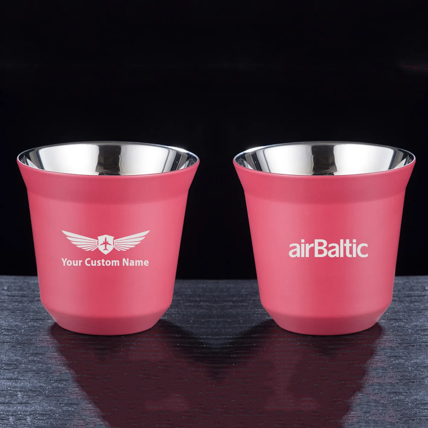 Airbaltic Airlines Designed Double Wall Stainless Steel Coffee Mugs - Image 11