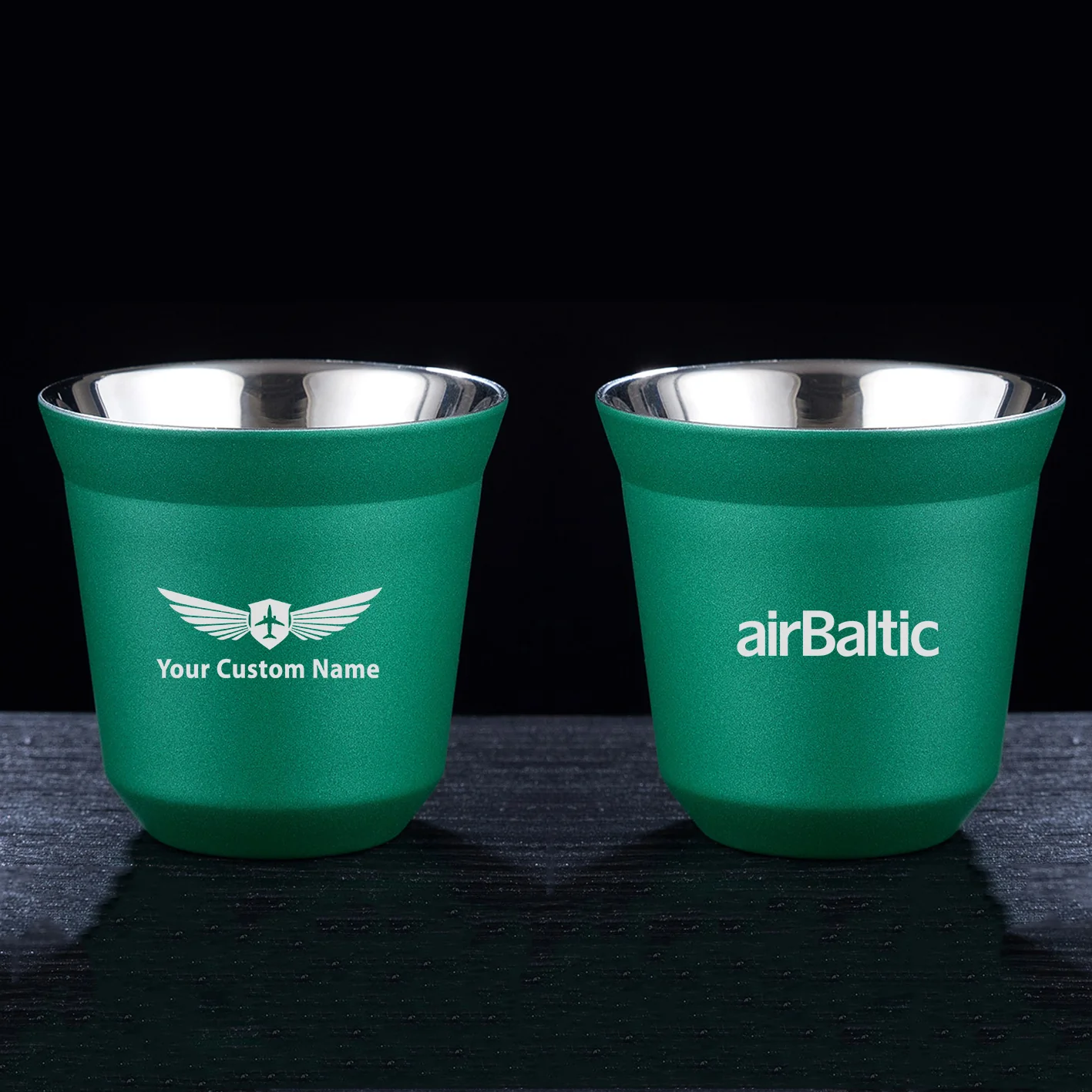 Airbaltic Airlines Designed Double Wall Stainless Steel Coffee Mugs - Image 13