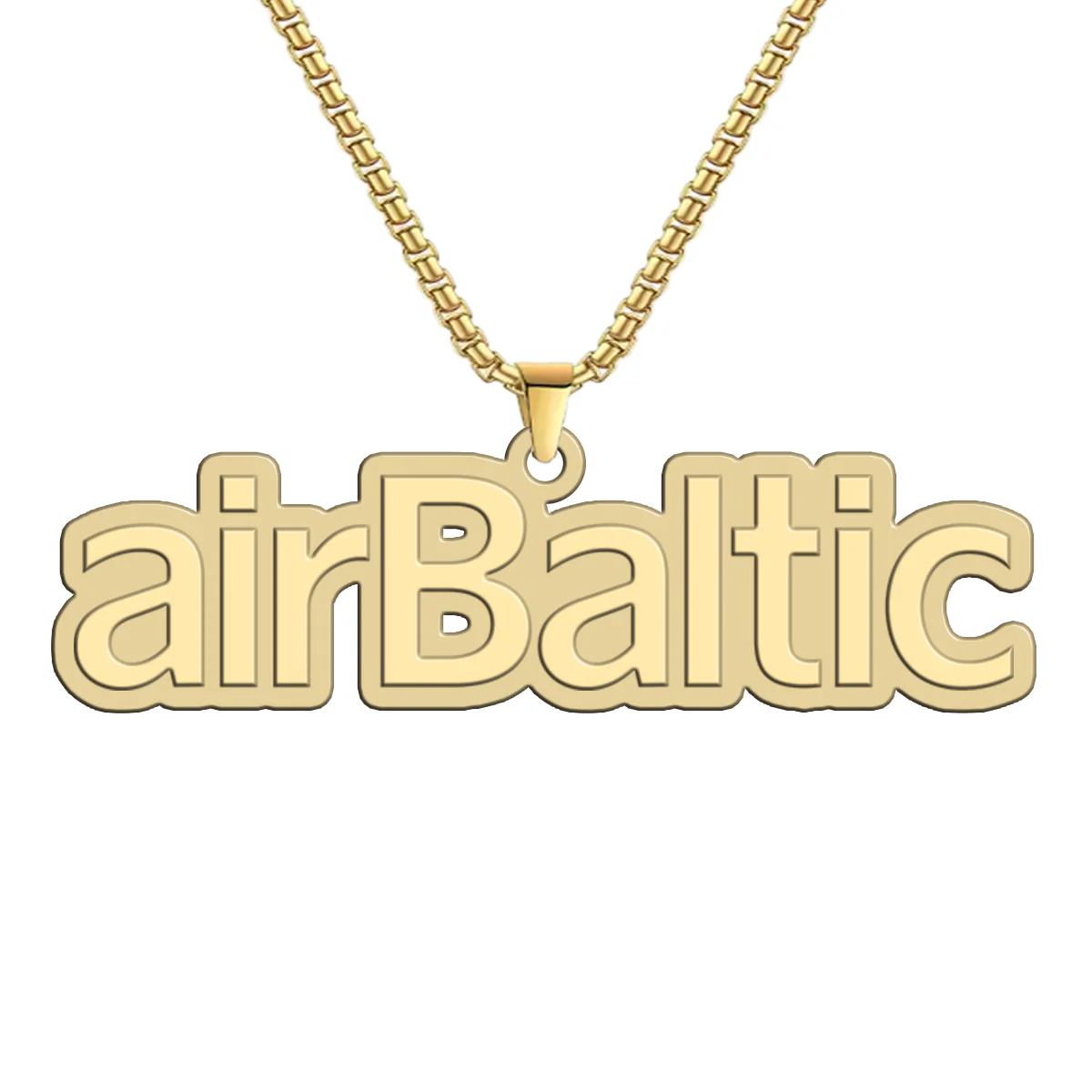 Airbaltic Airlines Designed Hollow Necklace
