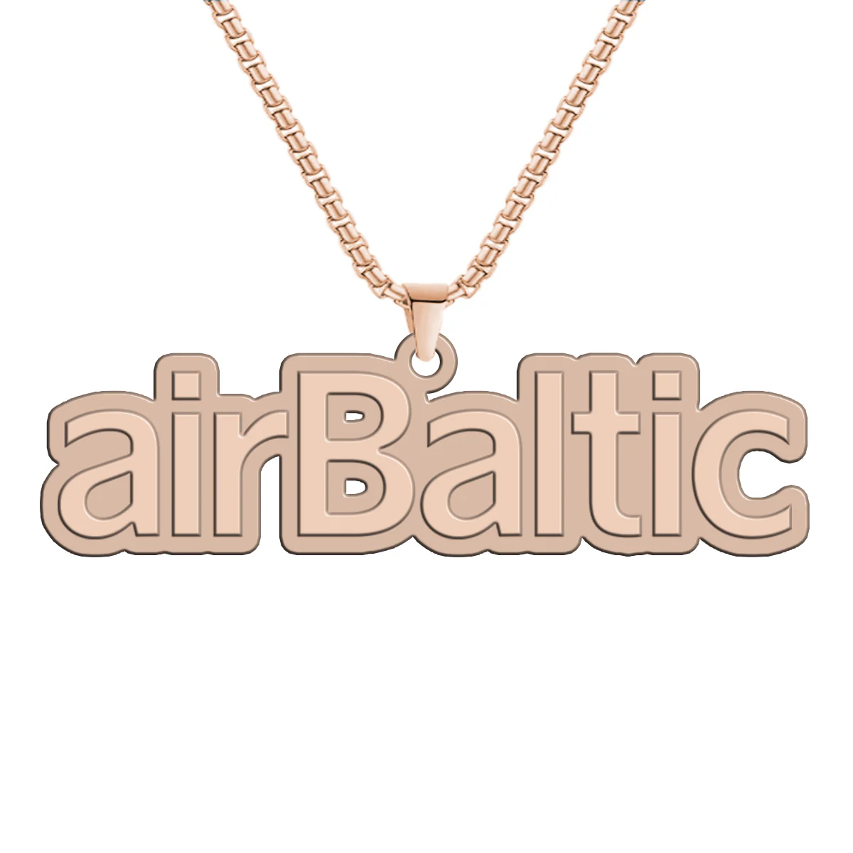 Airbaltic Airlines Designed Hollow Necklace - Image 3