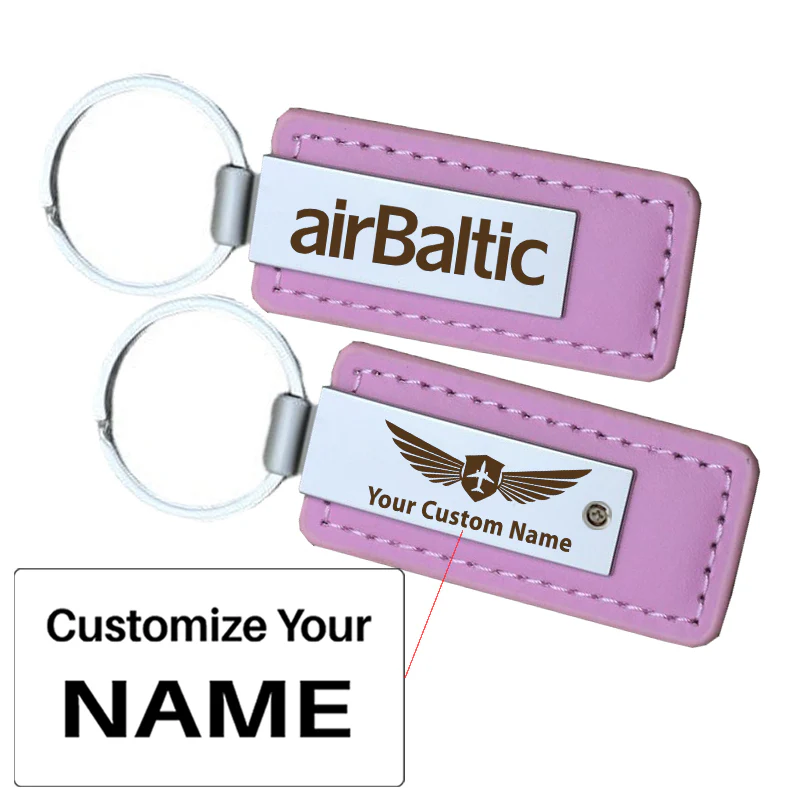 Airbaltic Airlines Faux Leather Key Chains - Image 5