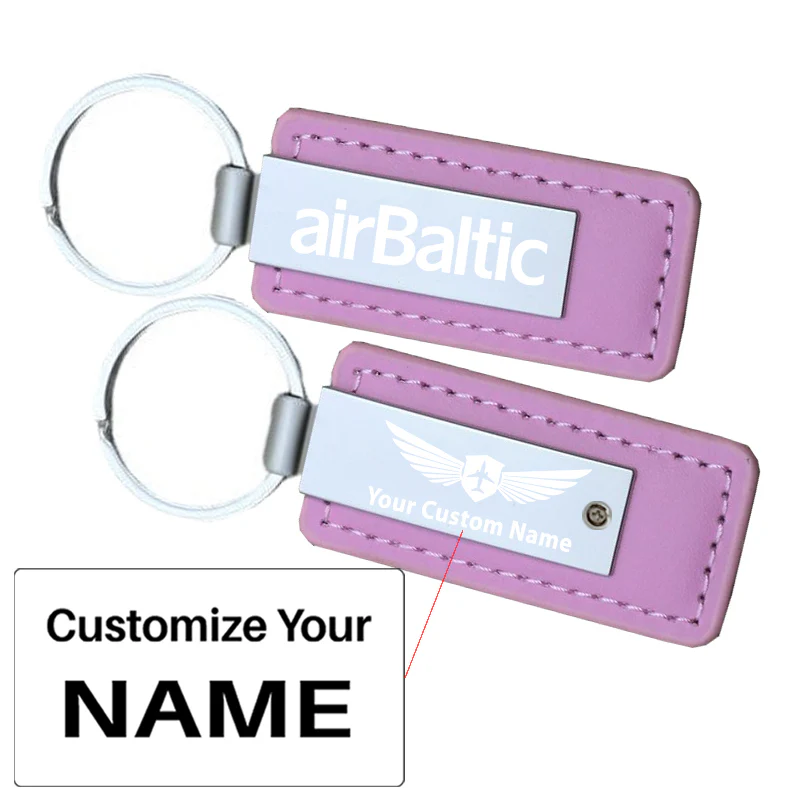 Airbaltic Airlines Faux Leather Key Chains - Image 7