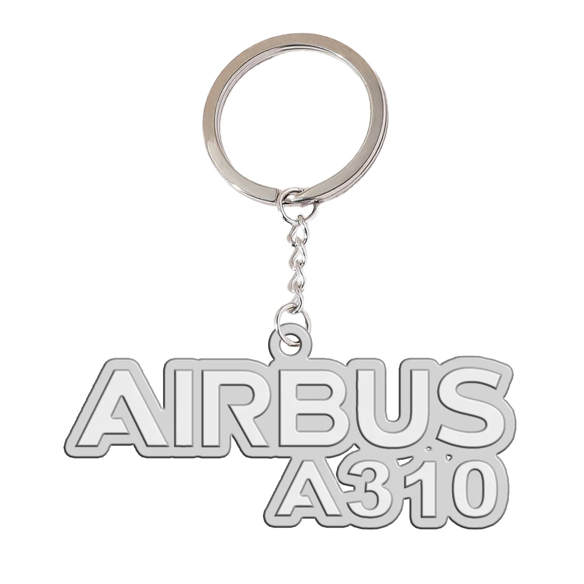 Airbus A310 & Text Designed Hollow Key Chains - Image 2