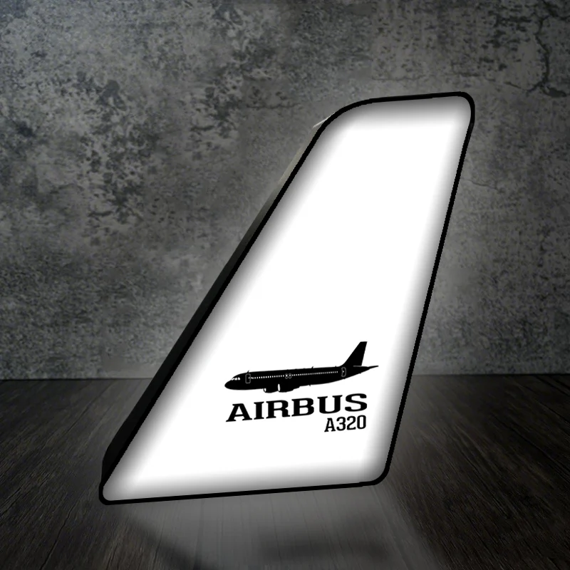 Airbus A320 Printed Designed Led Aircraft Tail & 3D Lamp - Image 2