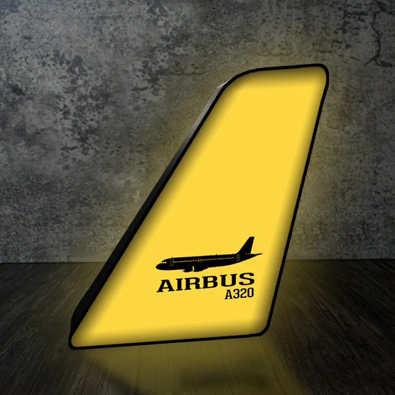 Airbus A320 Printed Designed Led Aircraft Tail & 3D Lamp - Image 3