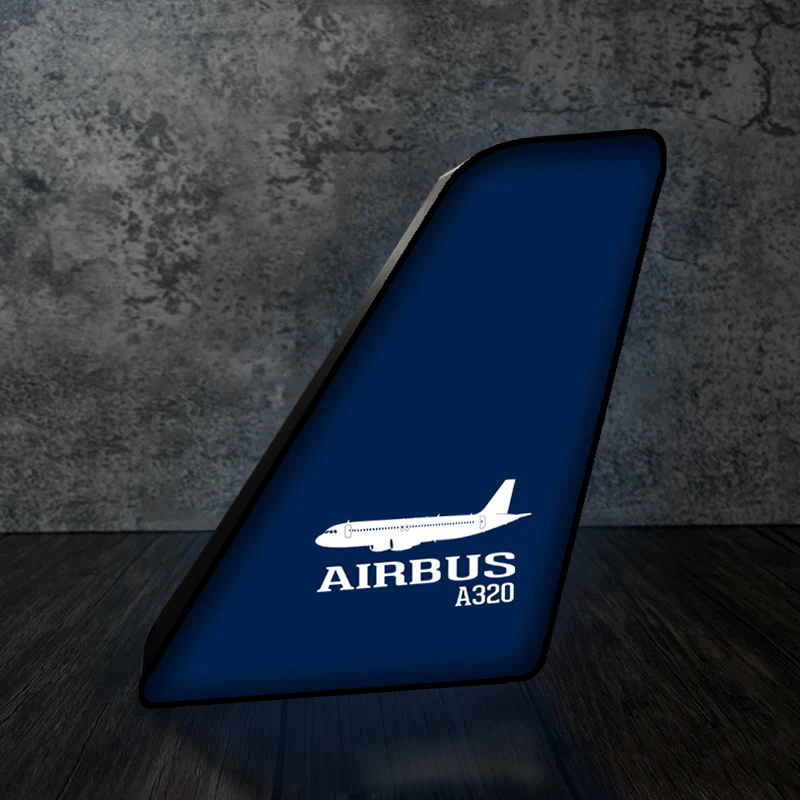 Airbus A320 Printed Designed Led Aircraft Tail & 3D Lamp - Image 8