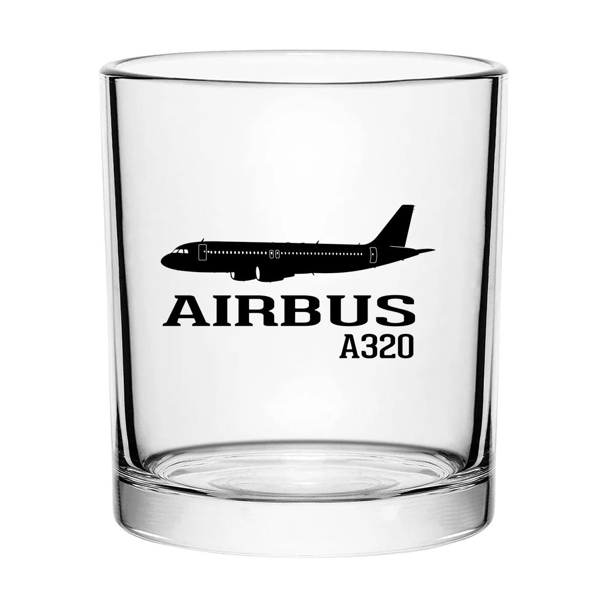 Airbus A320 Printed Designed Special Whiskey Glasses - Image 2