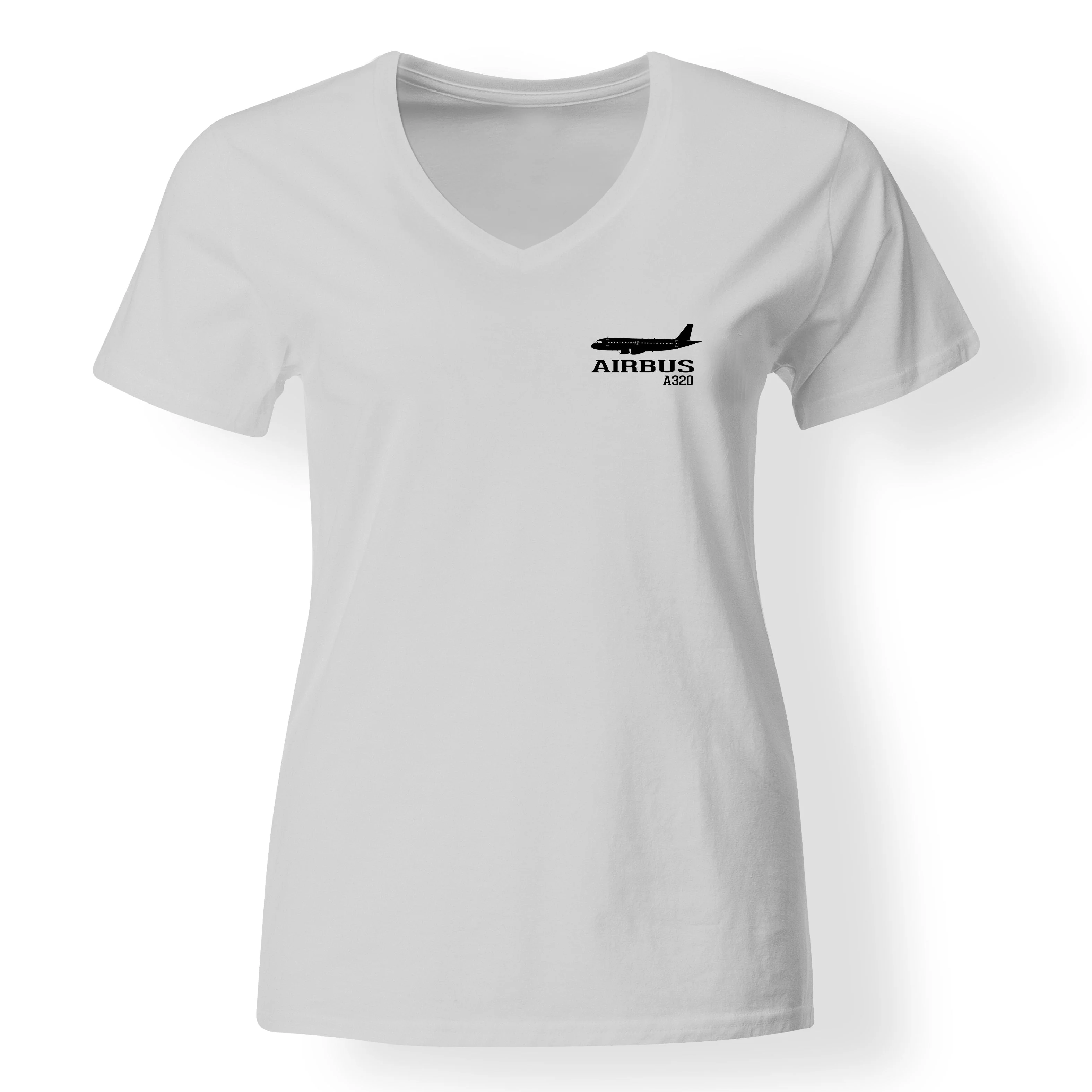 Airbus A320 Printed Designed V-Neck T-Shirts - Image 20
