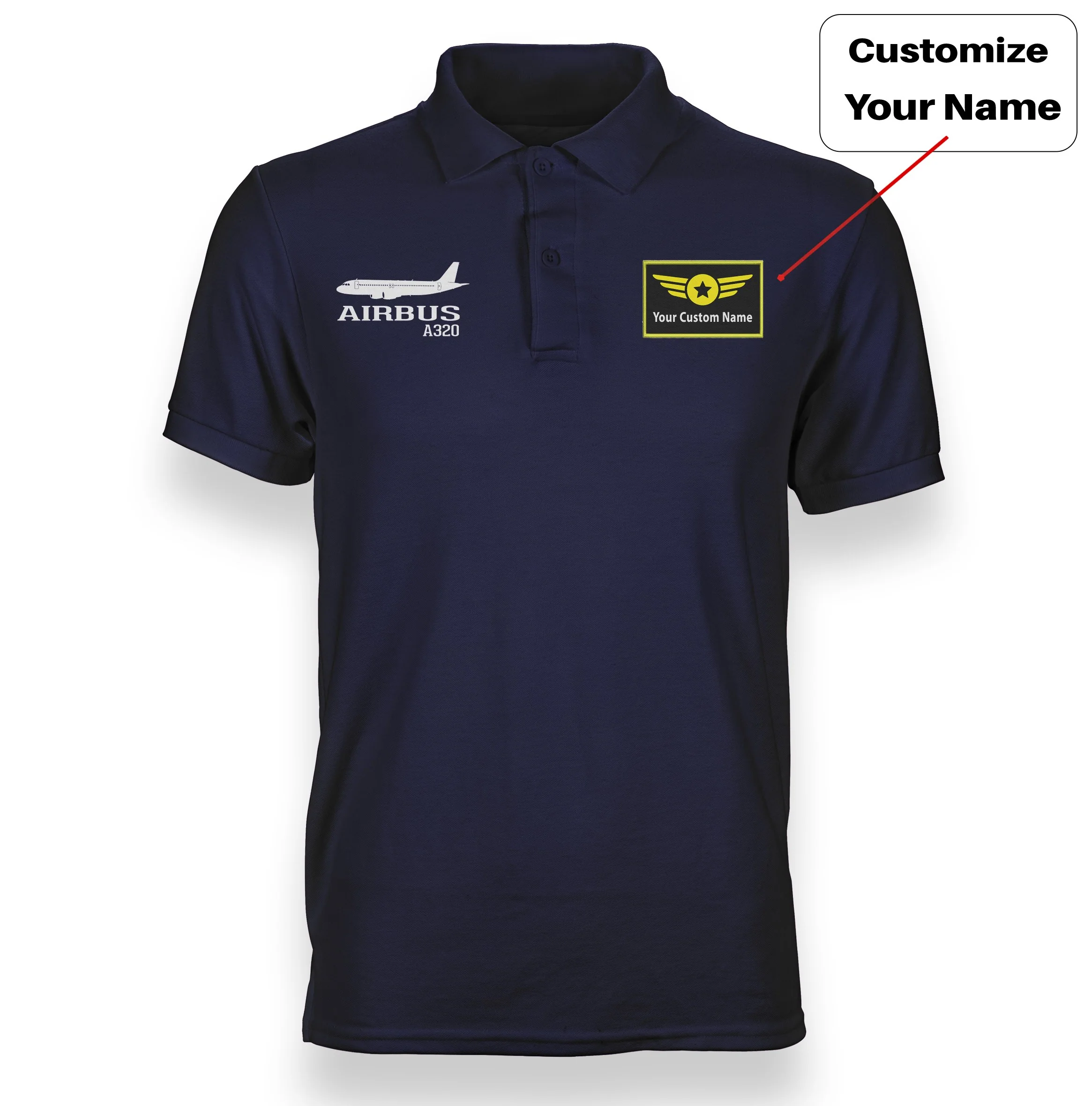 Airbus A320 Printed Designed "WOMEN" Polo T-Shirts - Image 13
