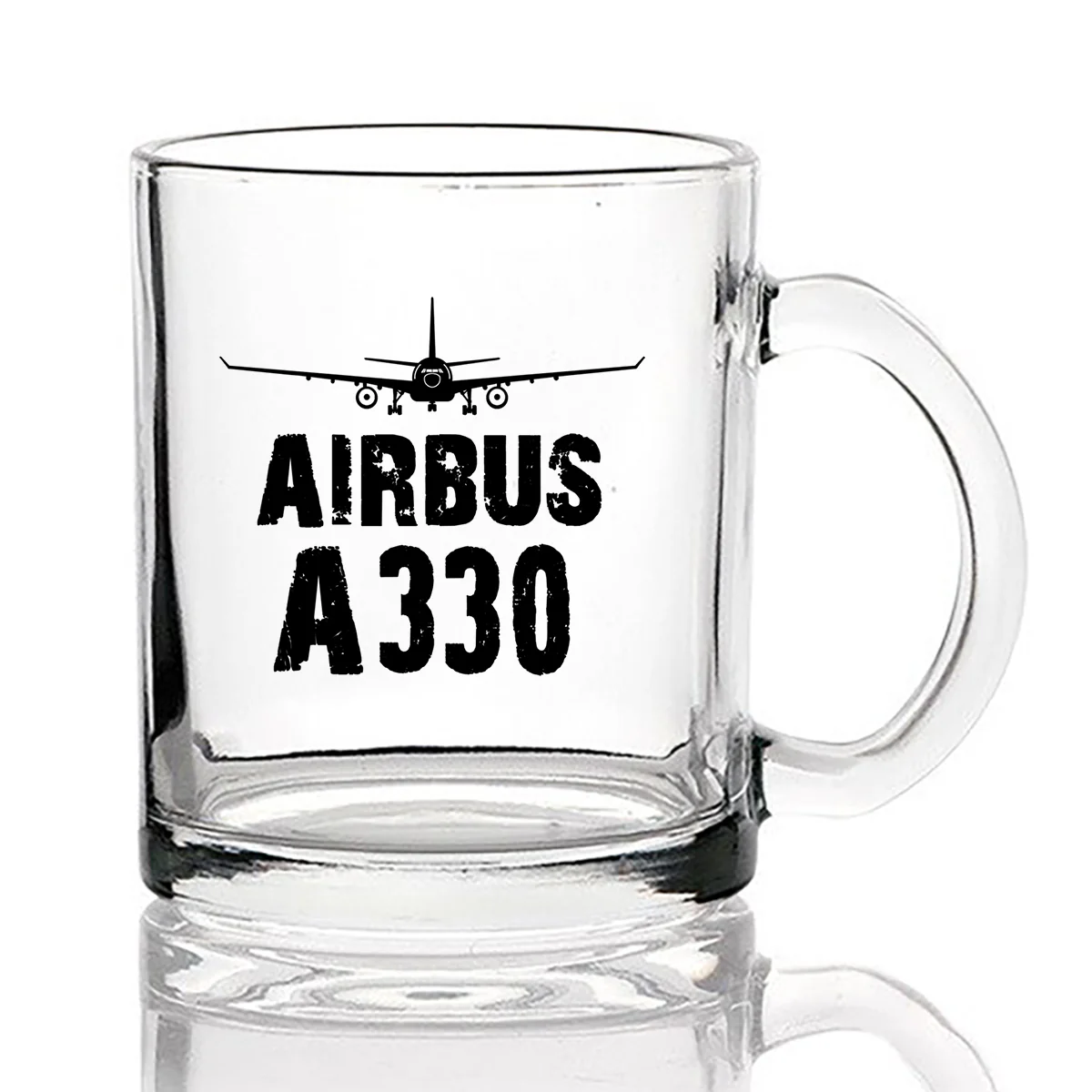 Airbus A330 & Plane Designed Coffee & Tea Glasses - Image 2