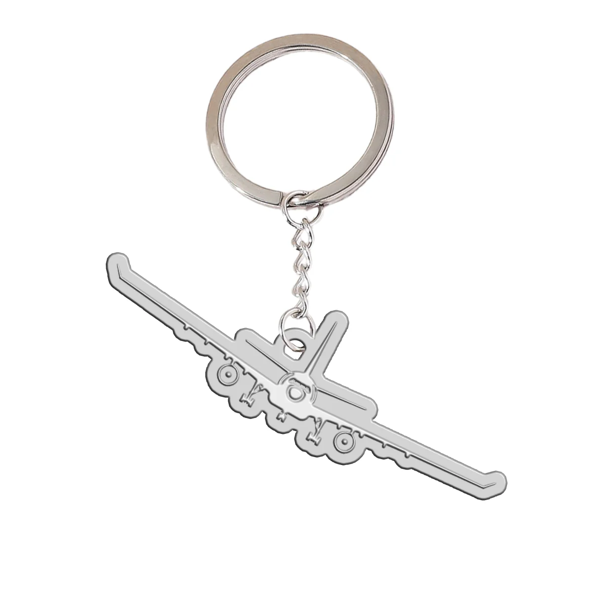 Airbus A330 Silhouette Designed Hollow Key Chains - Image 2