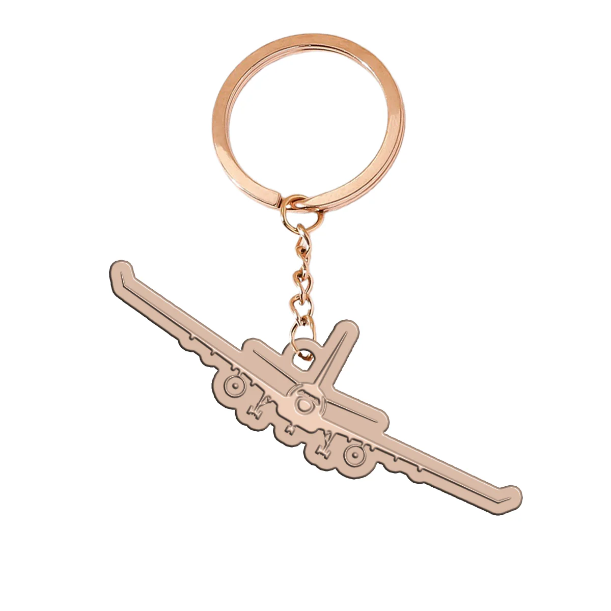 Airbus A330 Silhouette Designed Hollow Key Chains - Image 3