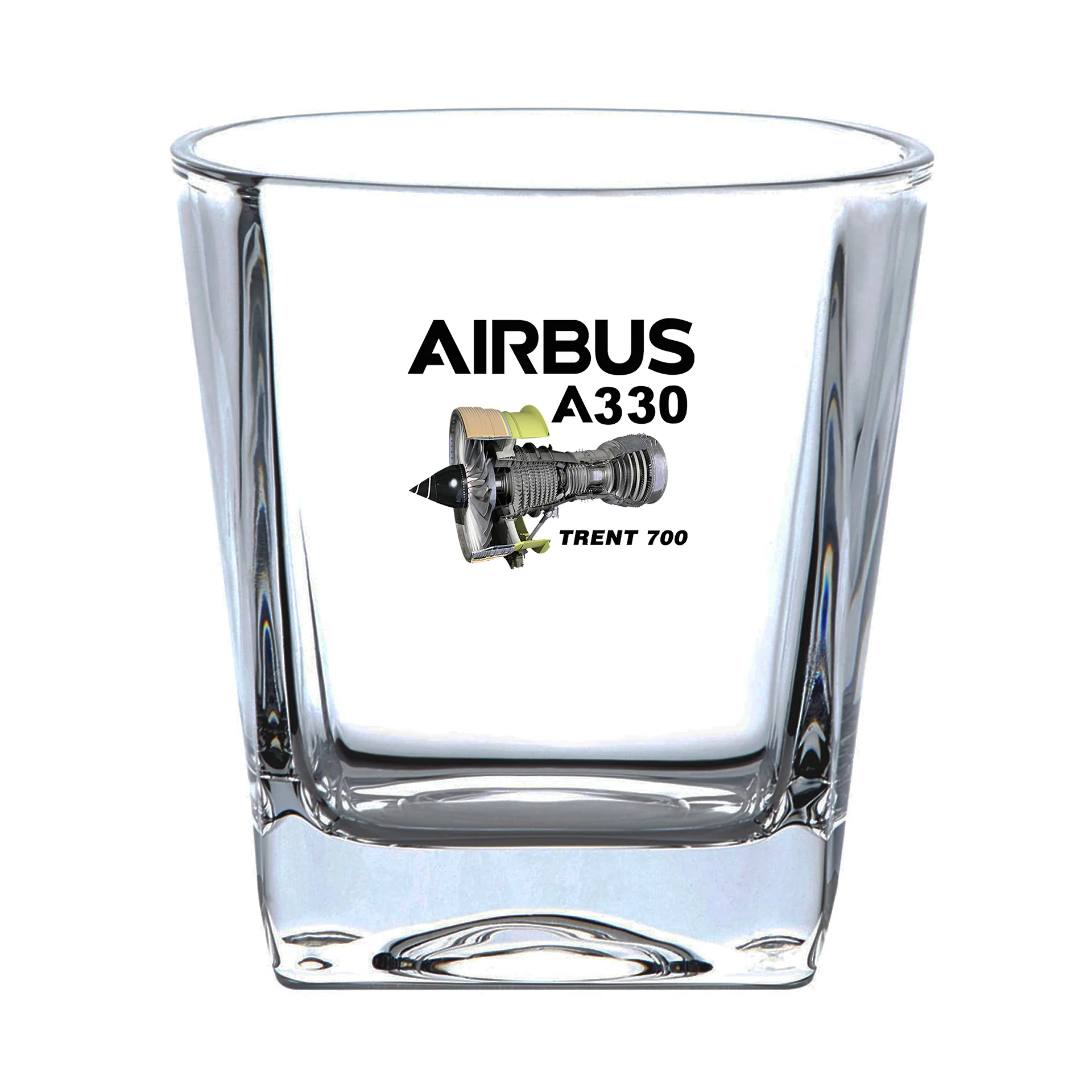 Airbus A330 & Trent 700 Engine Designed Whiskey Glass - Image 2