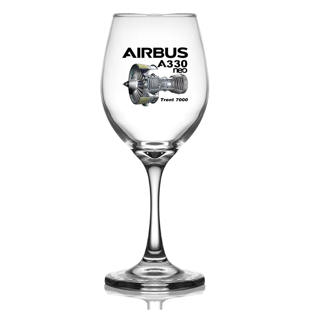 Airbus A330neo & Trent 7000 Designed Wine Glasses - Image 2