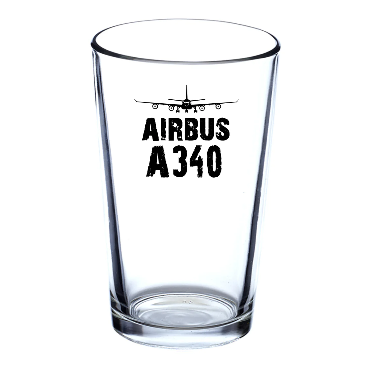 Airbus A340 & Plane Designed Beer & Water Glasses - Image 2