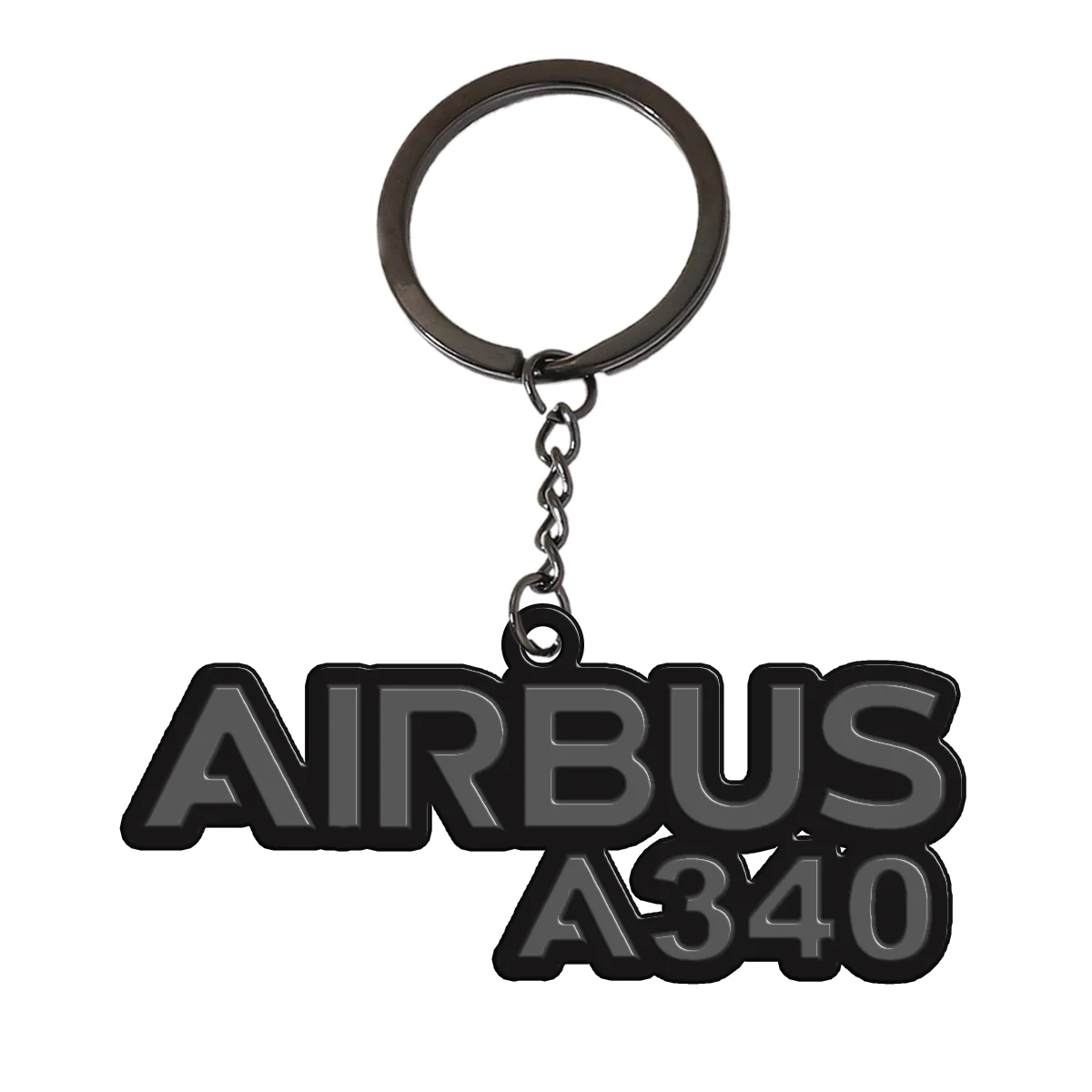 Airbus A340 & Text Designed Hollow Key Chains - Image 4