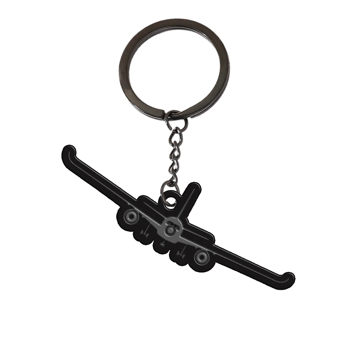 Airbus A350 Silhouette Designed Hollow Key Chains - Image 4
