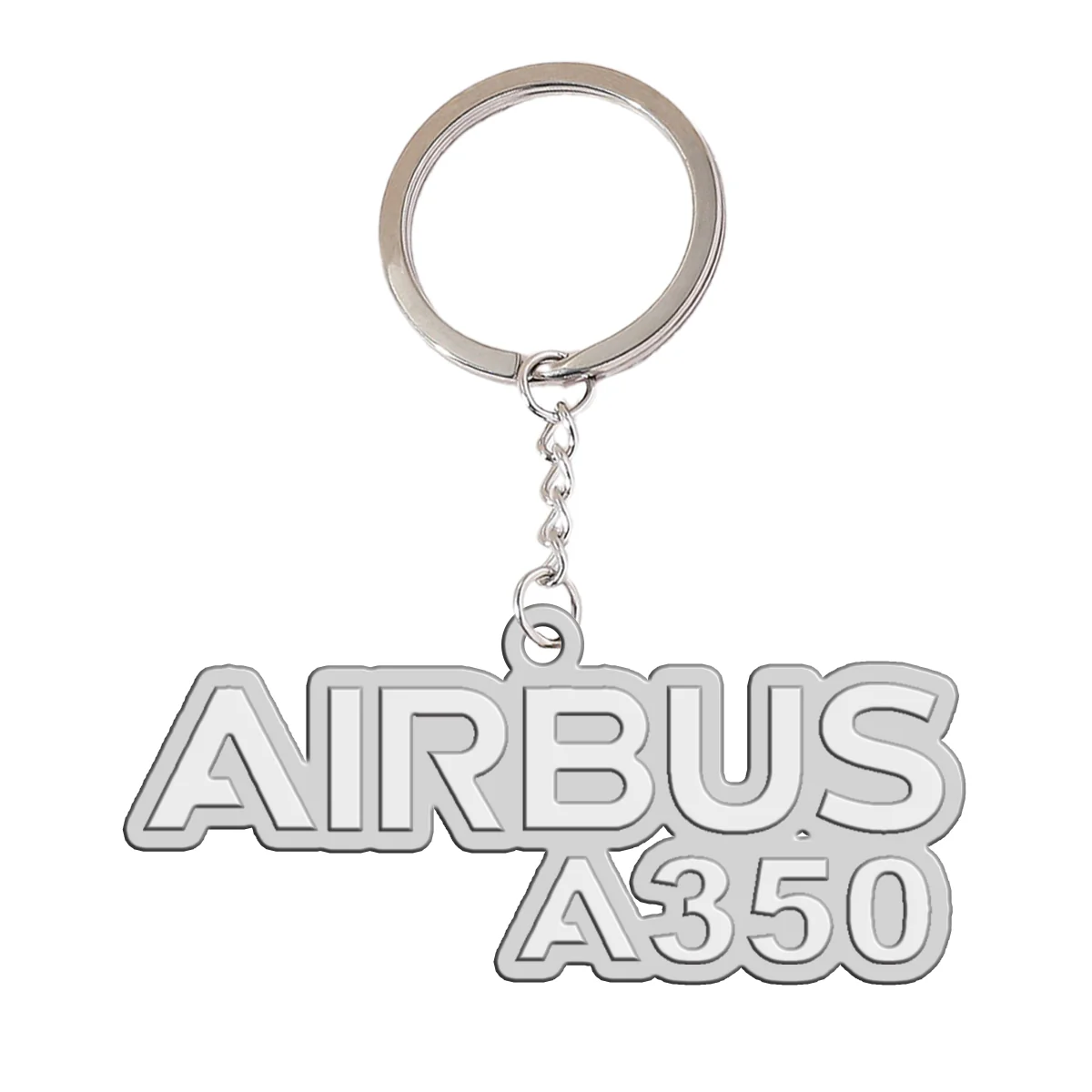 Airbus A350 & Text Designed Hollow Key Chains - Image 2