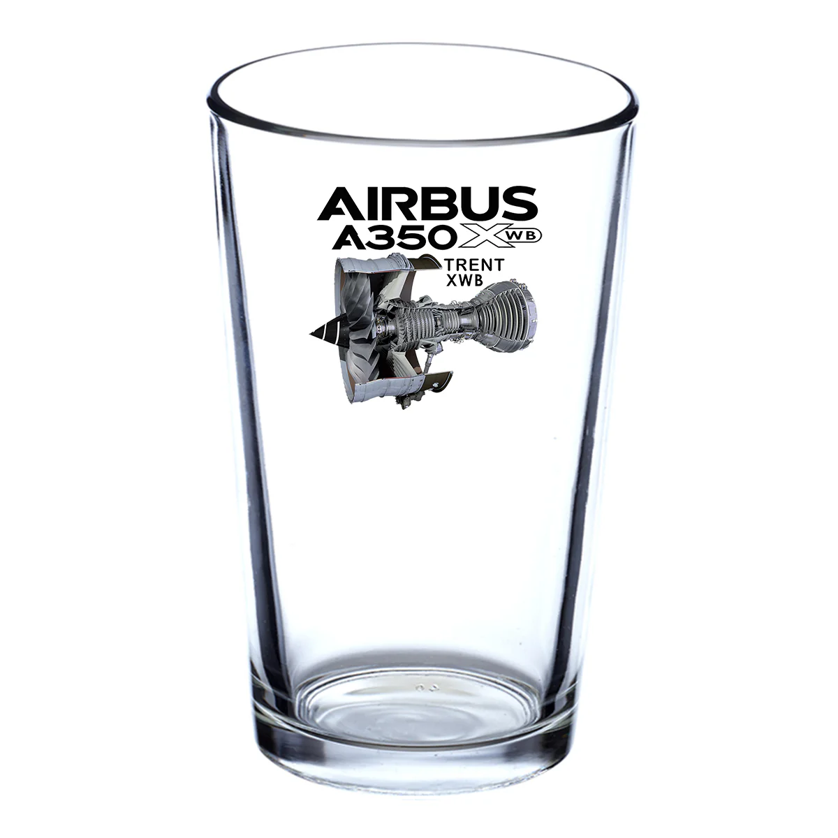 Airbus A350 & Trent Wxb Engine Designed Beer & Water Glasses - Image 2
