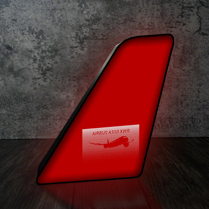 Airbus A350XWB & Dots Designed Led Aircraft Tail & 3D Lamp - Image 4