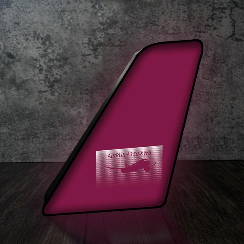 Airbus A350XWB & Dots Designed Led Aircraft Tail & 3D Lamp - Image 9