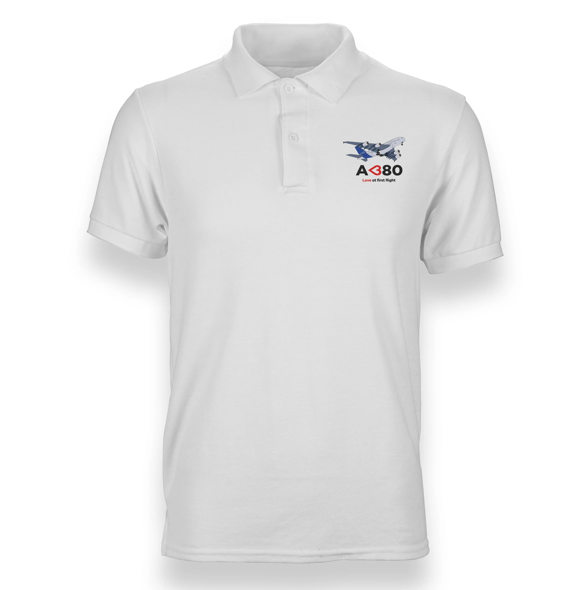 Airbus A380 Love at first flight Designed "WOMEN" Polo T-Shirts - Image 24