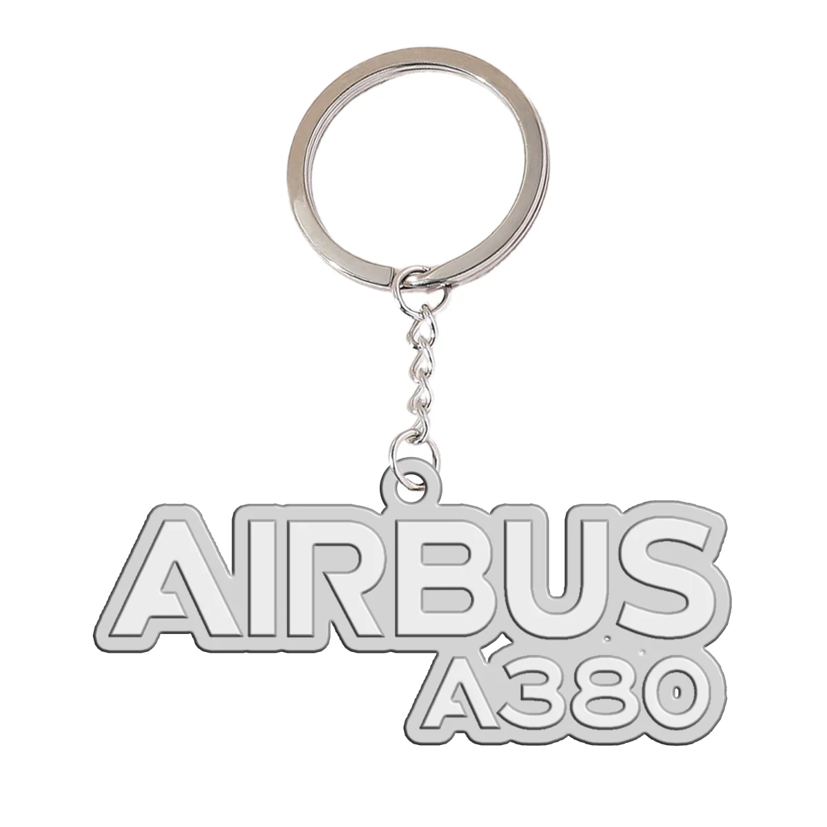 Airbus A380 & Text Designed Hollow Key Chains - Image 2