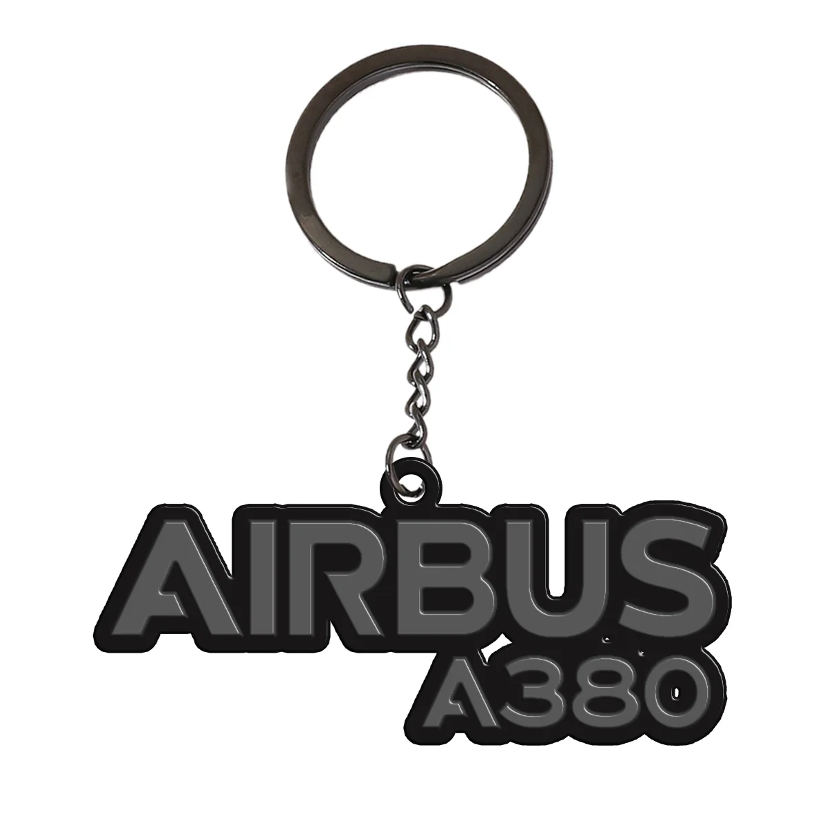 Airbus A380 & Text Designed Hollow Key Chains - Image 4