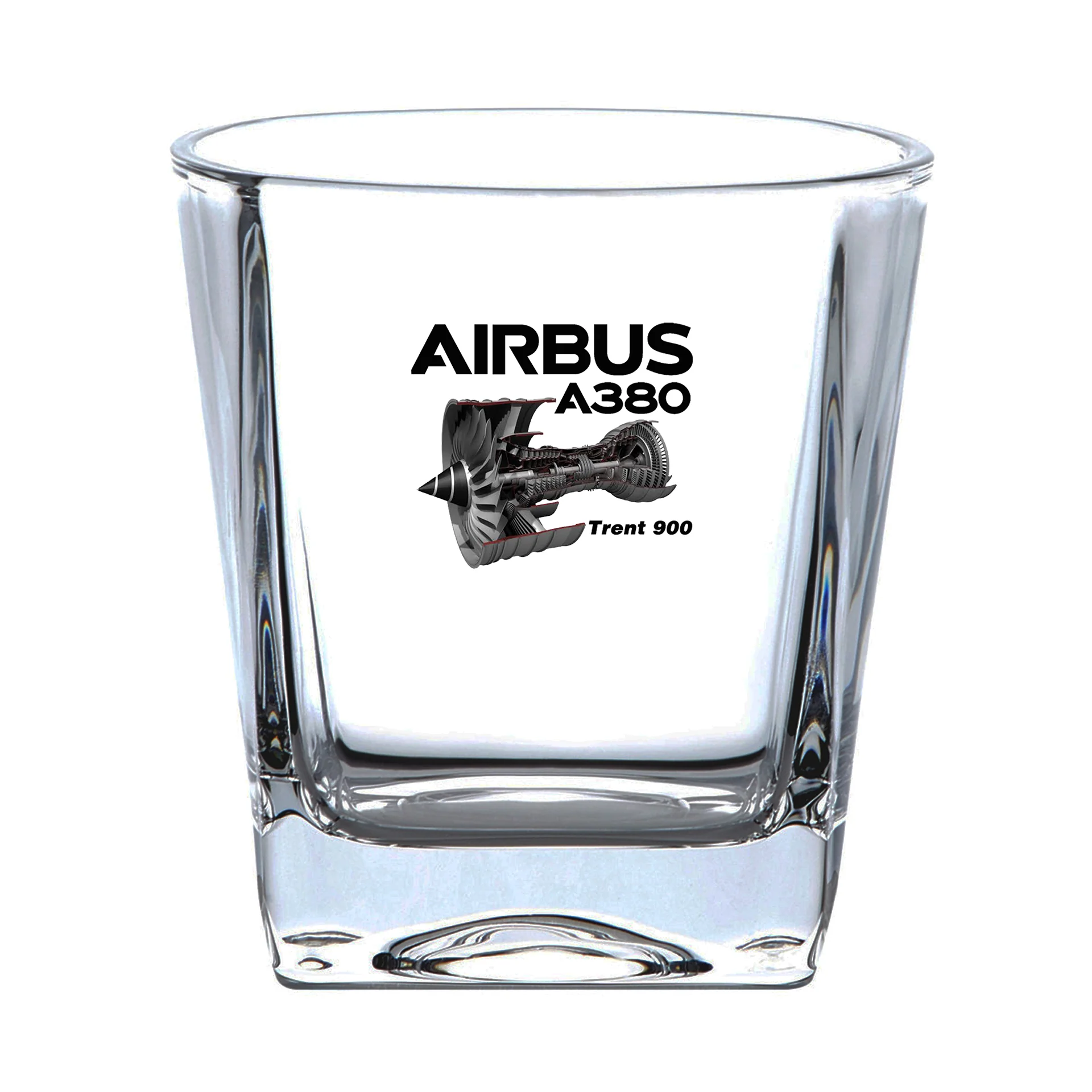 Airbus A380 & Trent 900 Engine Designed Whiskey Glass - Image 2