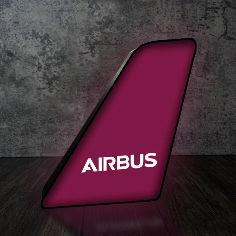 Airbus & Text Designed Led Aircraft Tail & 3D Lamp - Image 9