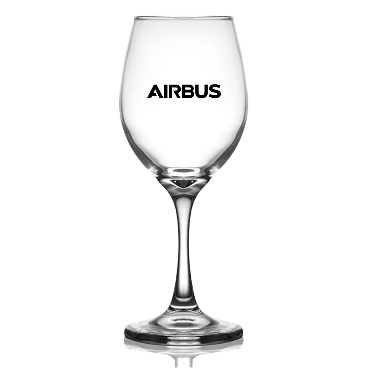 Airbus & Text Designed Wine Glasses - Image 2