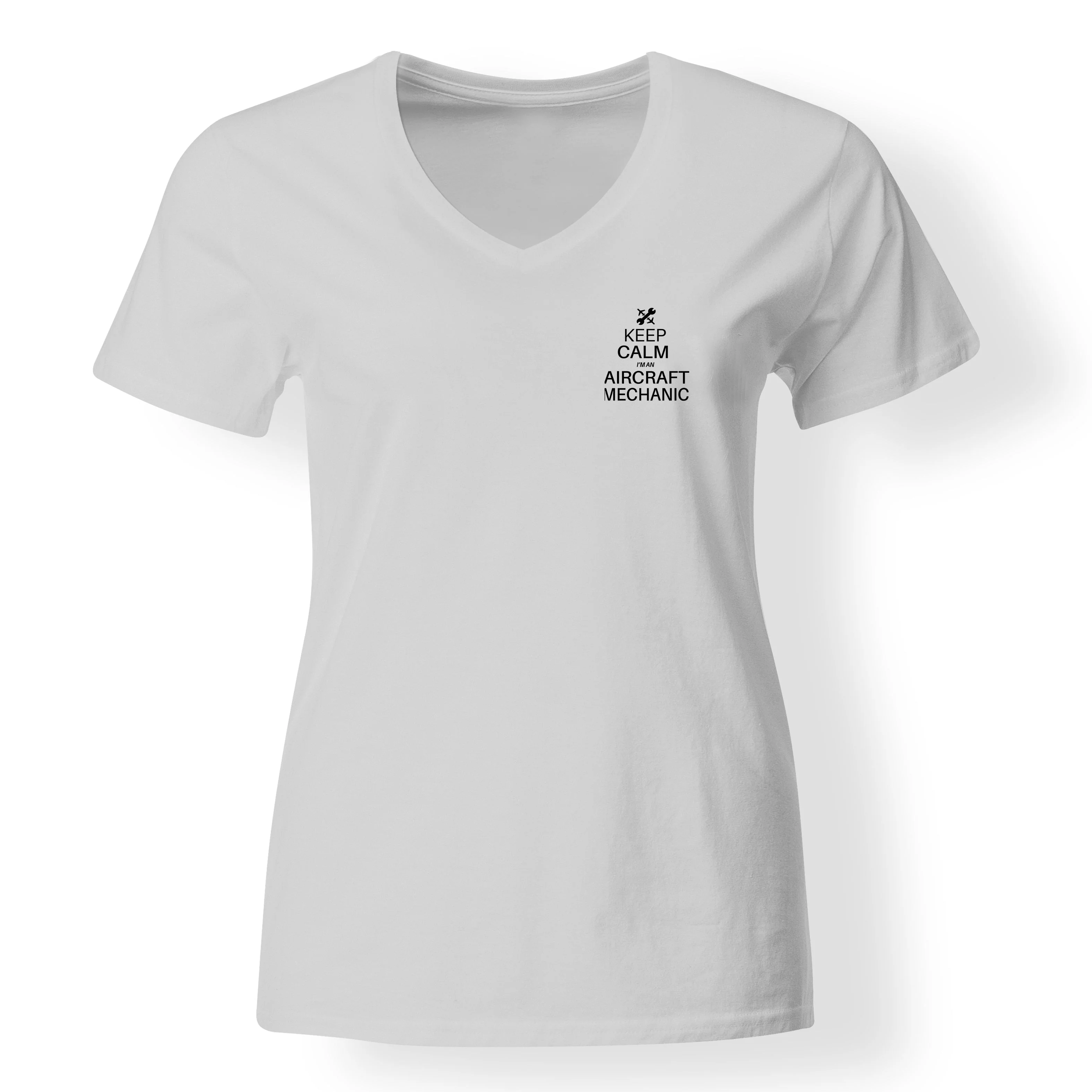 Aircraft Mechanic Designed V-Neck T-Shirts - Image 20