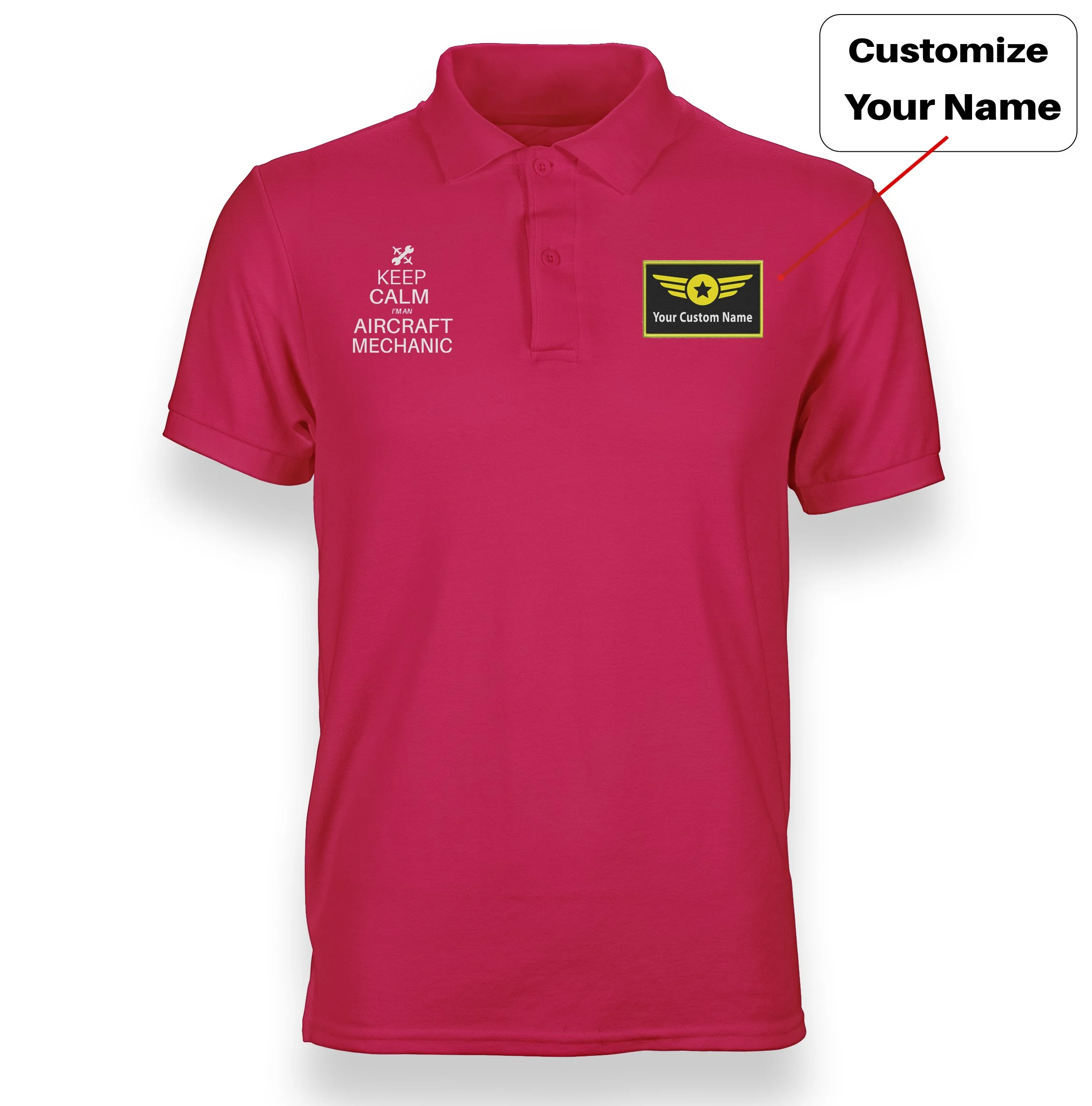 Aircraft Mechanic Designed "WOMEN" Polo T-Shirts - Image 5