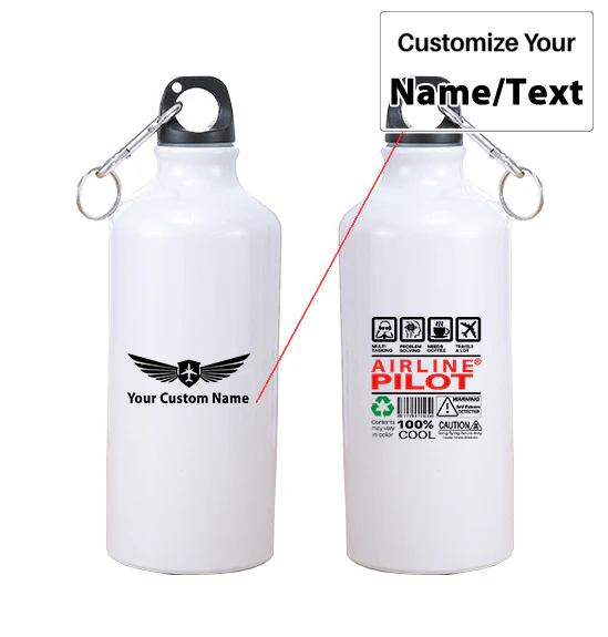 Airline Pilot Label Designed Thermoses - Image 3