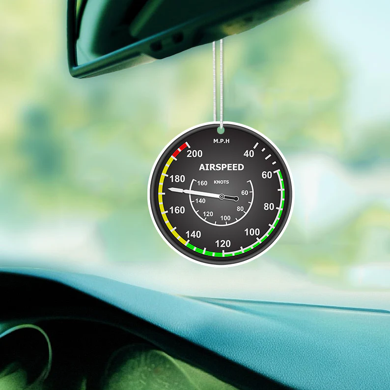 Airplane Instruments (Airspeed 2) Designed Car Air Fresheners