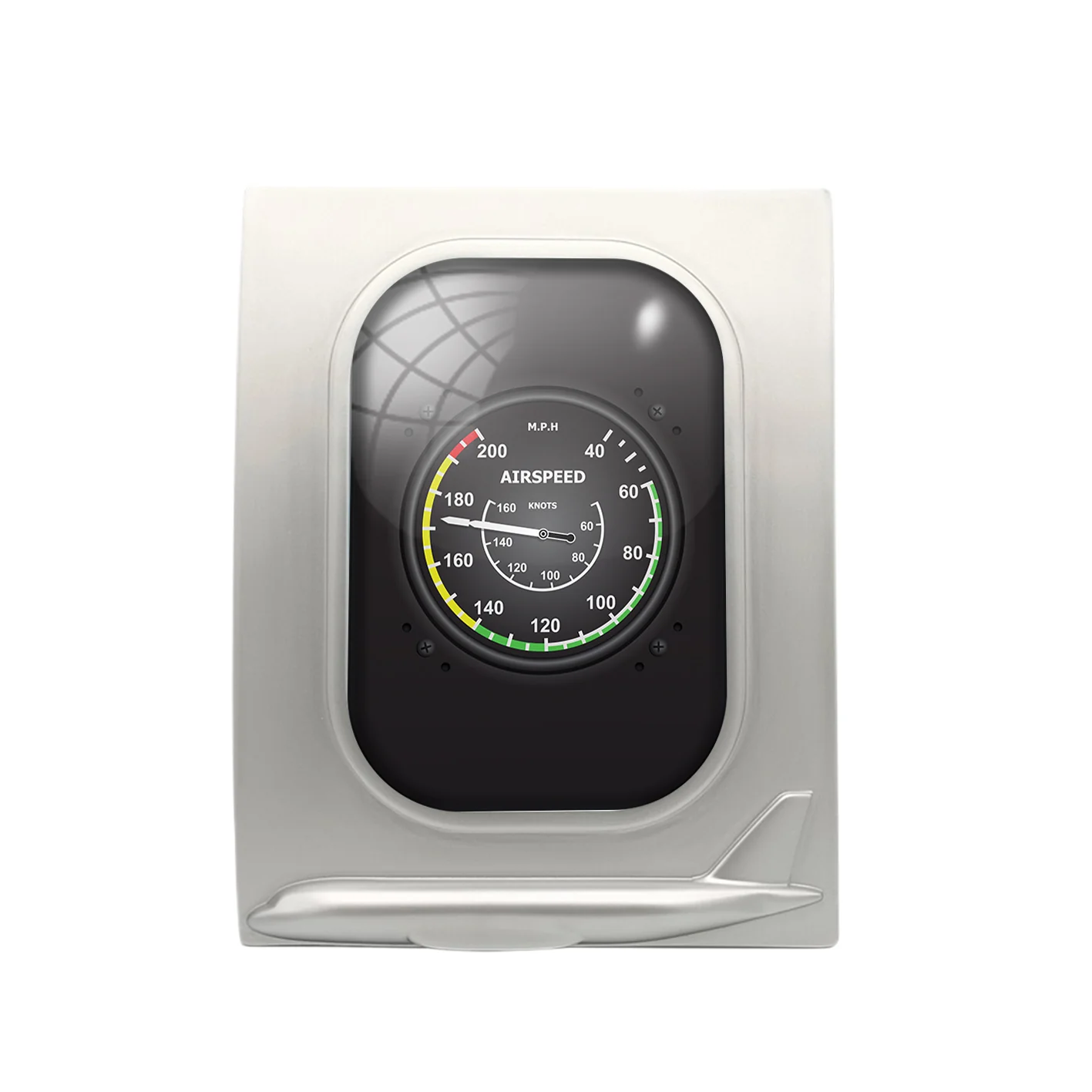 Airplane Instruments-Airspeed Designed Airplane Window Photo Frame - Image 2