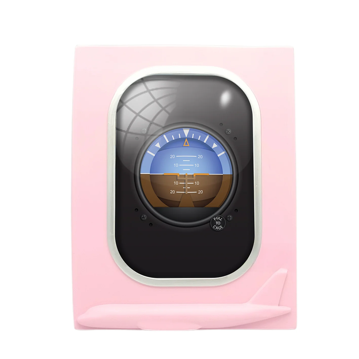 Airplane Instruments-Gyro Horizon Designed Airplane Window Photo Frame - Image 3