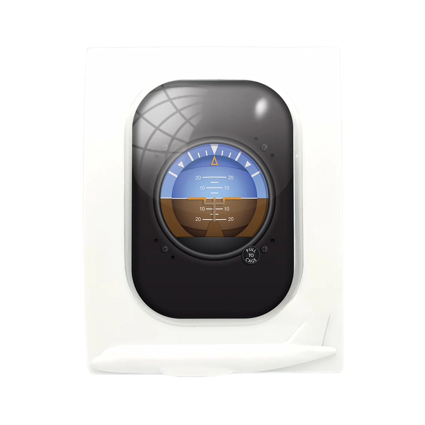 Airplane Instruments-Gyro Horizon Designed Airplane Window Photo Frame - Image 4