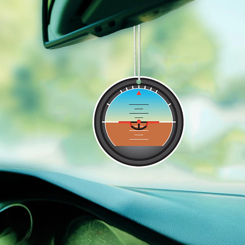 Airplane Instruments (Gyro Horizon) Designed Car Air Fresheners