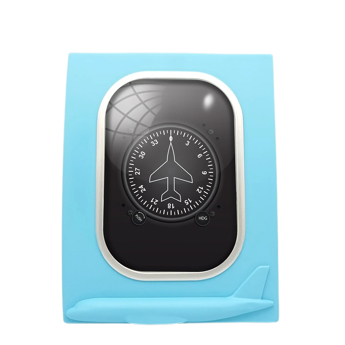 Airplane Instruments-Heading Designed Airplane Window Photo Frame