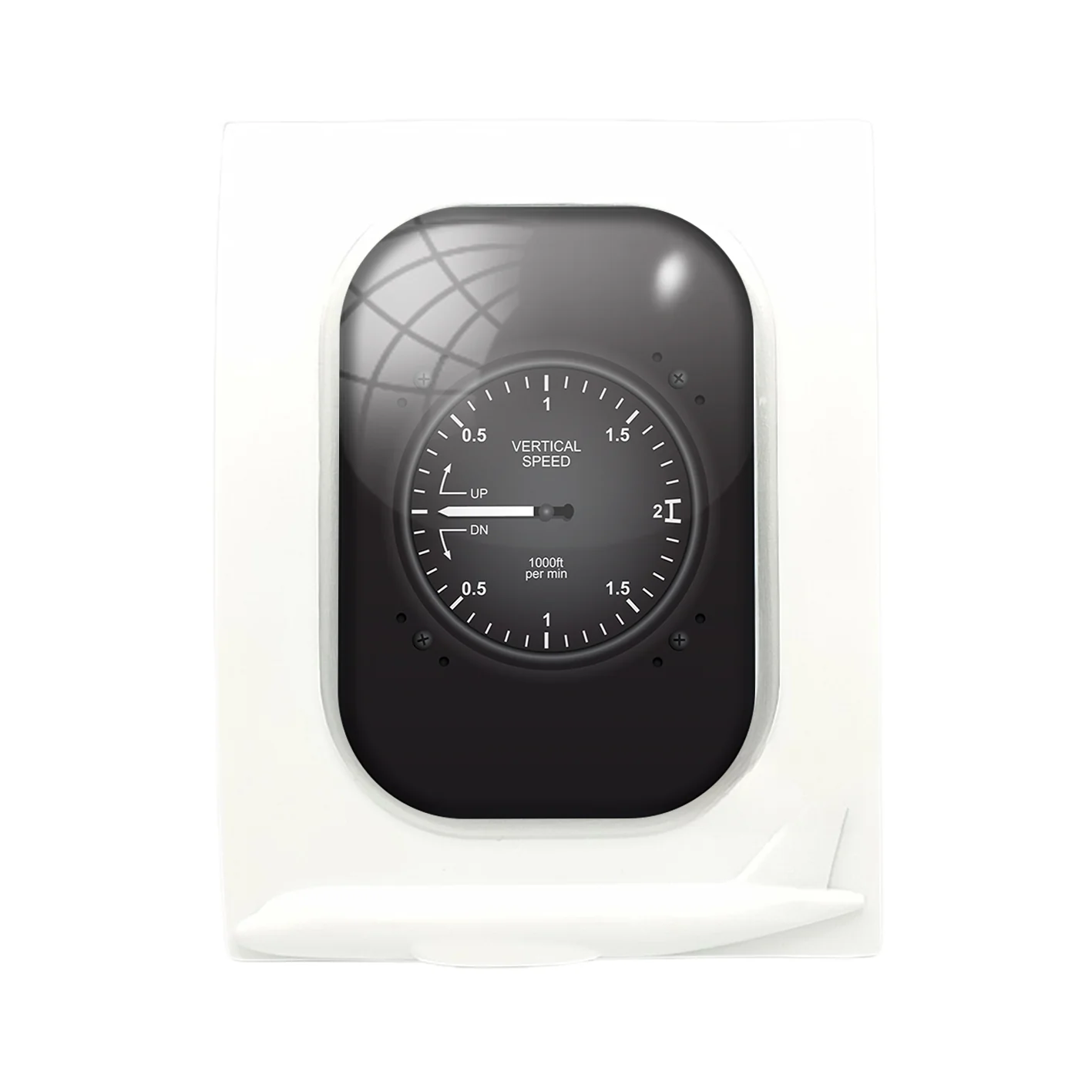 Airplane Instruments-Vertical Speed Designed Airplane Window Photo Frame - Image 4