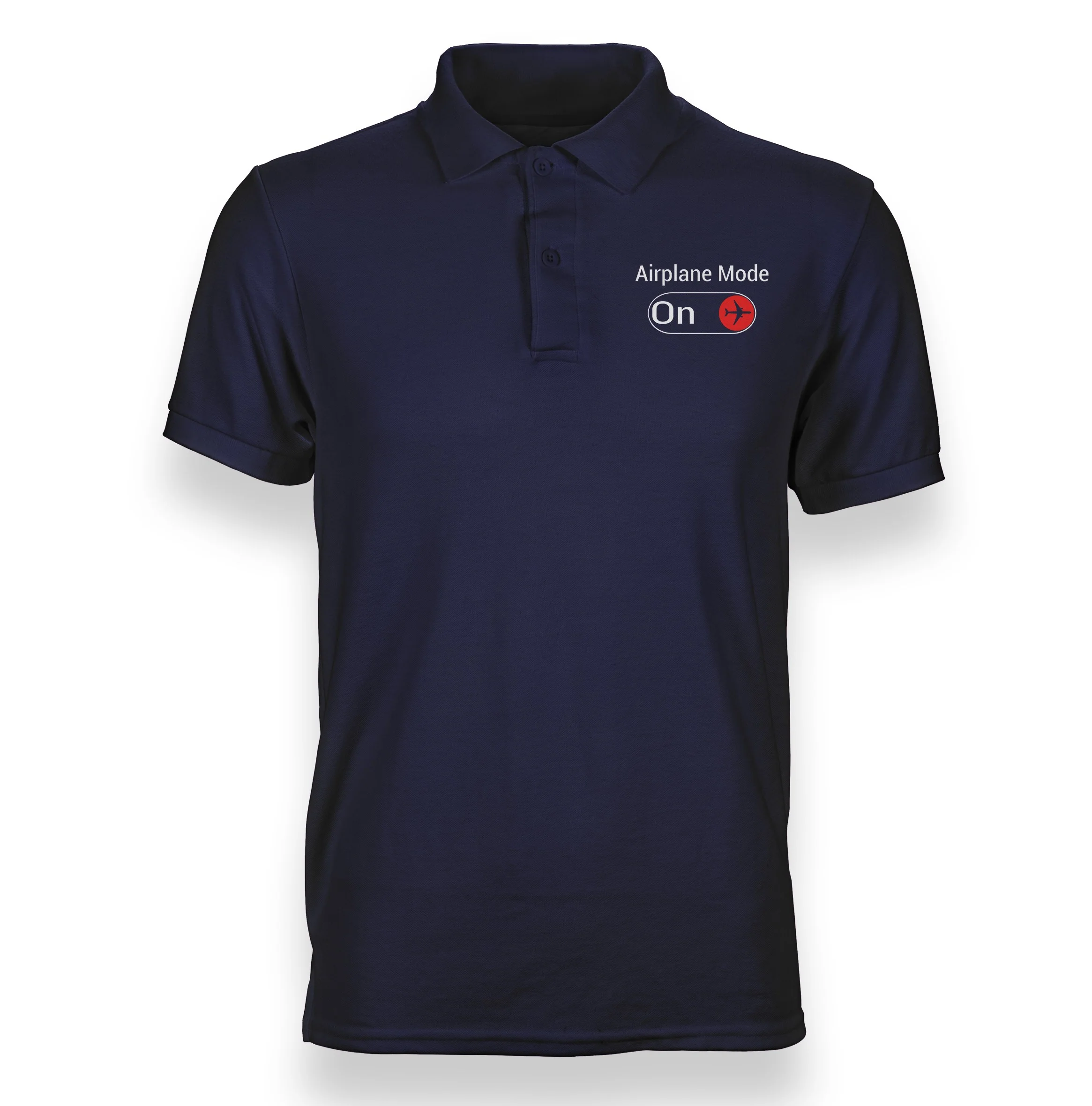Airplane Mode On Designed "WOMEN" Polo T-Shirts - Image 14