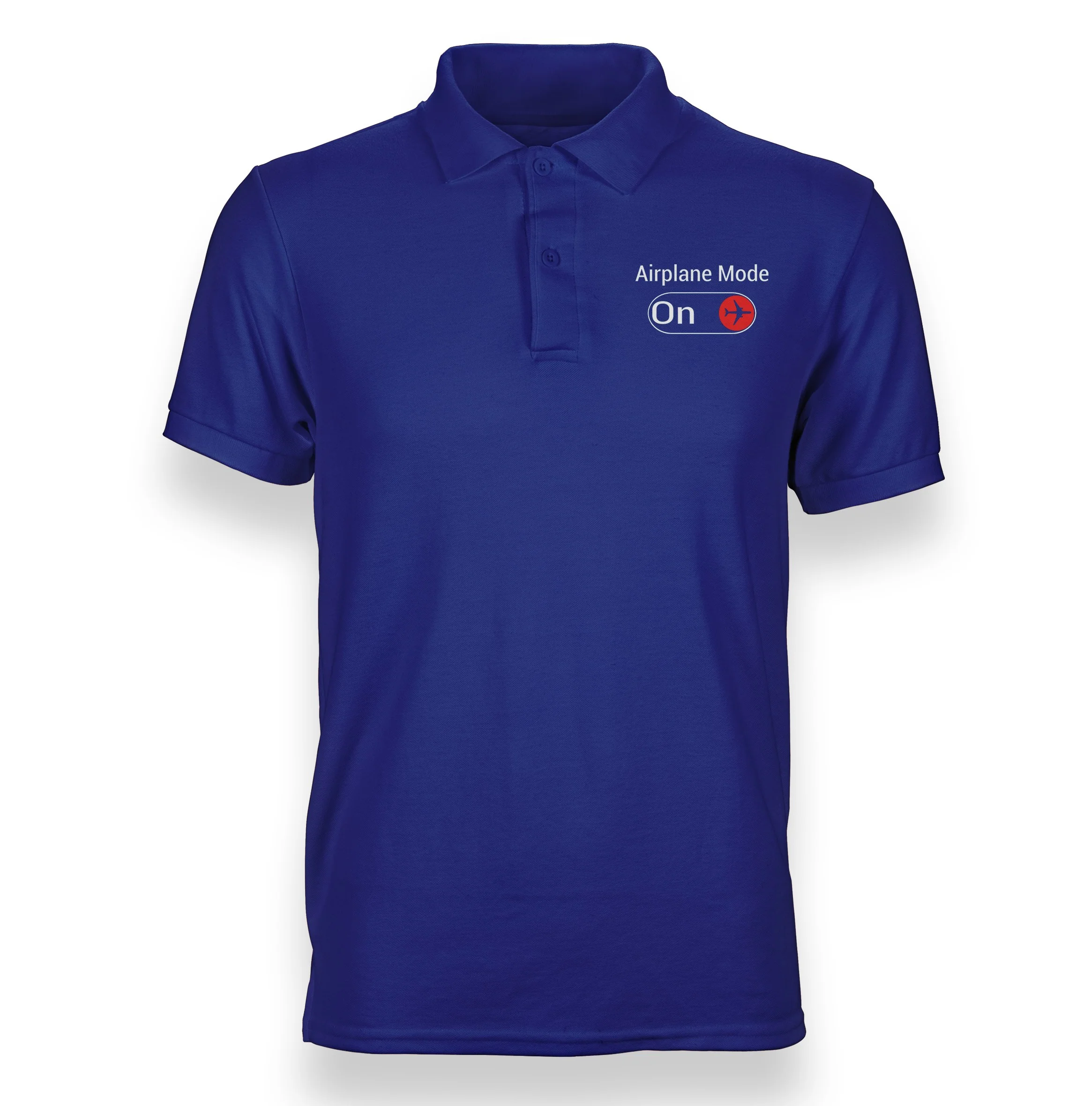 Airplane Mode On Designed "WOMEN" Polo T-Shirts - Image 16