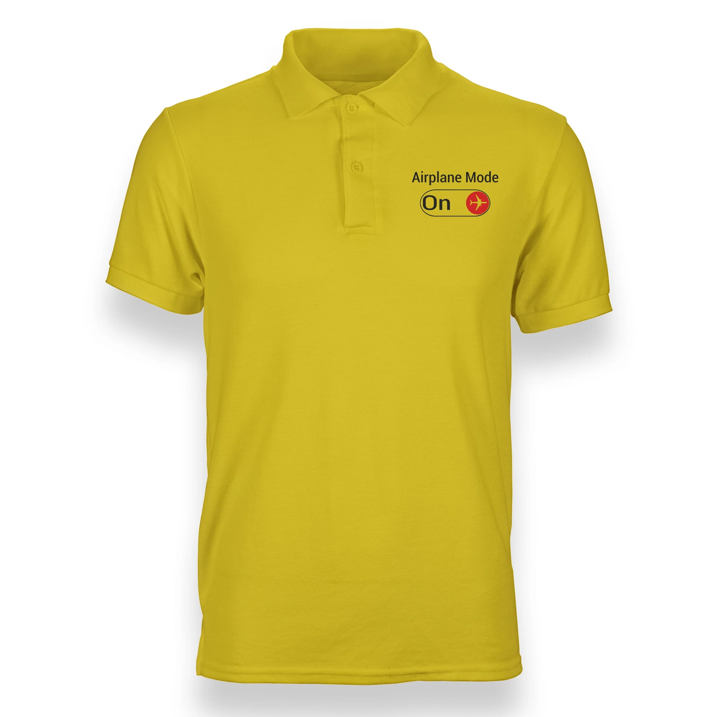 Airplane Mode On Designed "WOMEN" Polo T-Shirts - Image 20