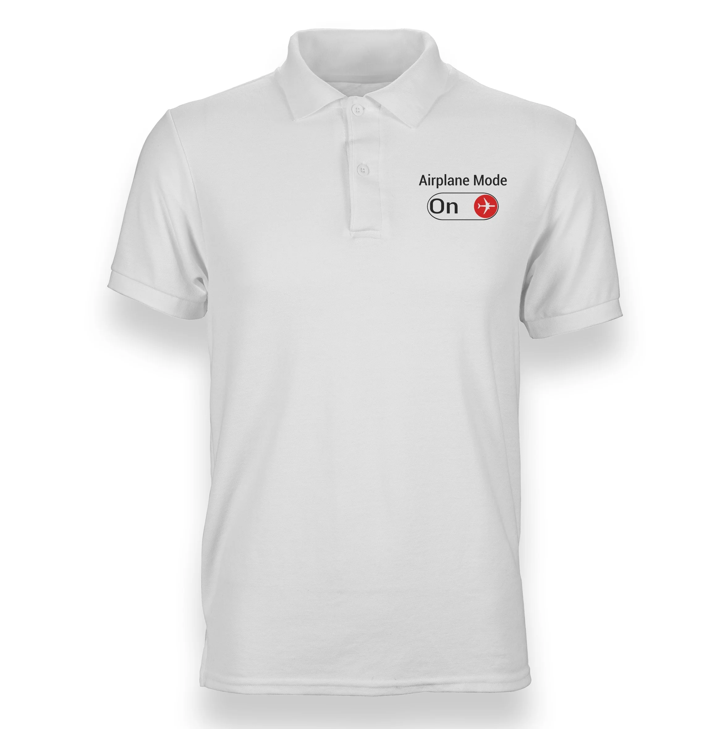 Airplane Mode On Designed "WOMEN" Polo T-Shirts - Image 24