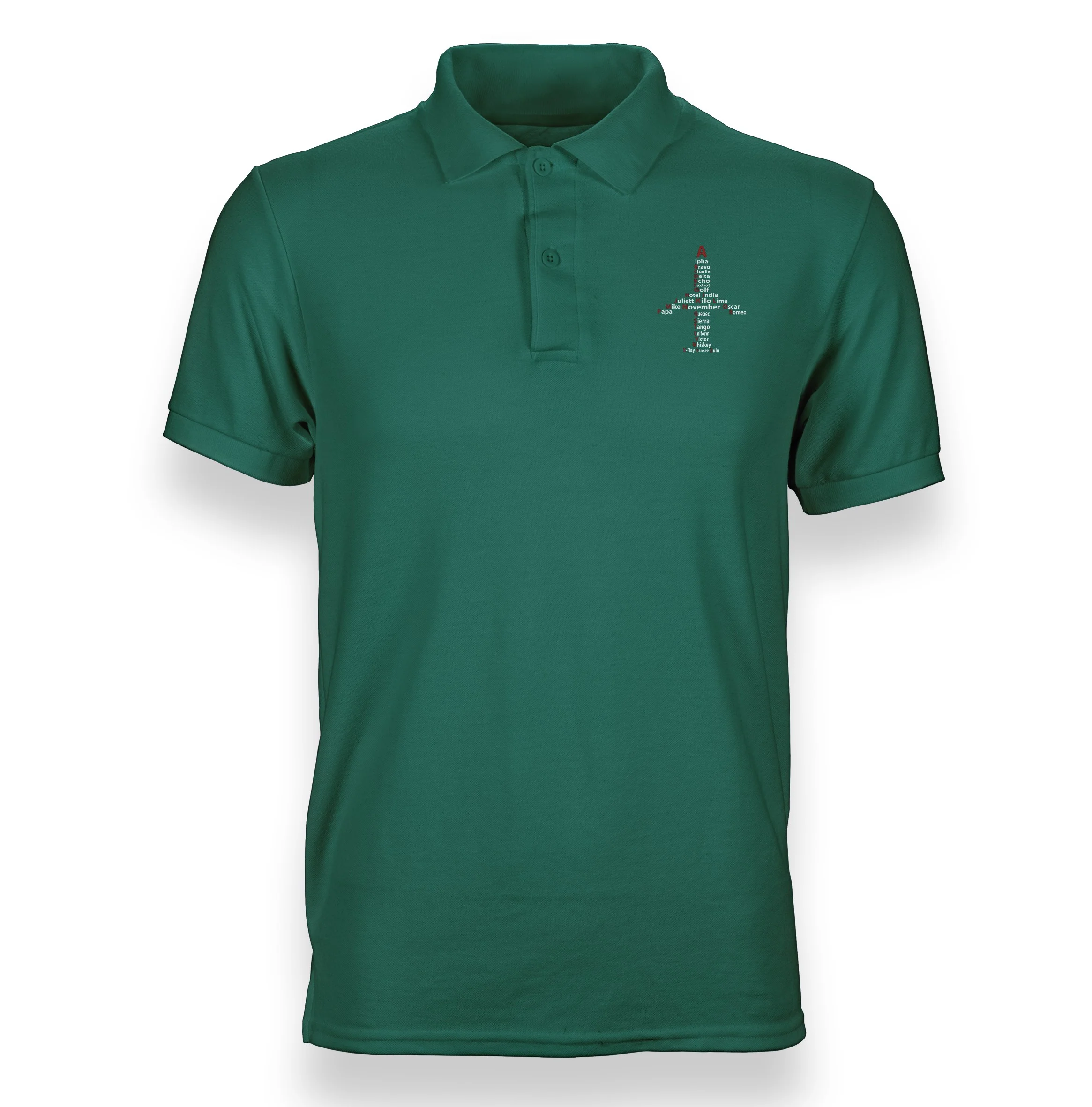 Airplane Shape Aviation Alphabet Designed "WOMEN" Polo T-Shirts - Image 12
