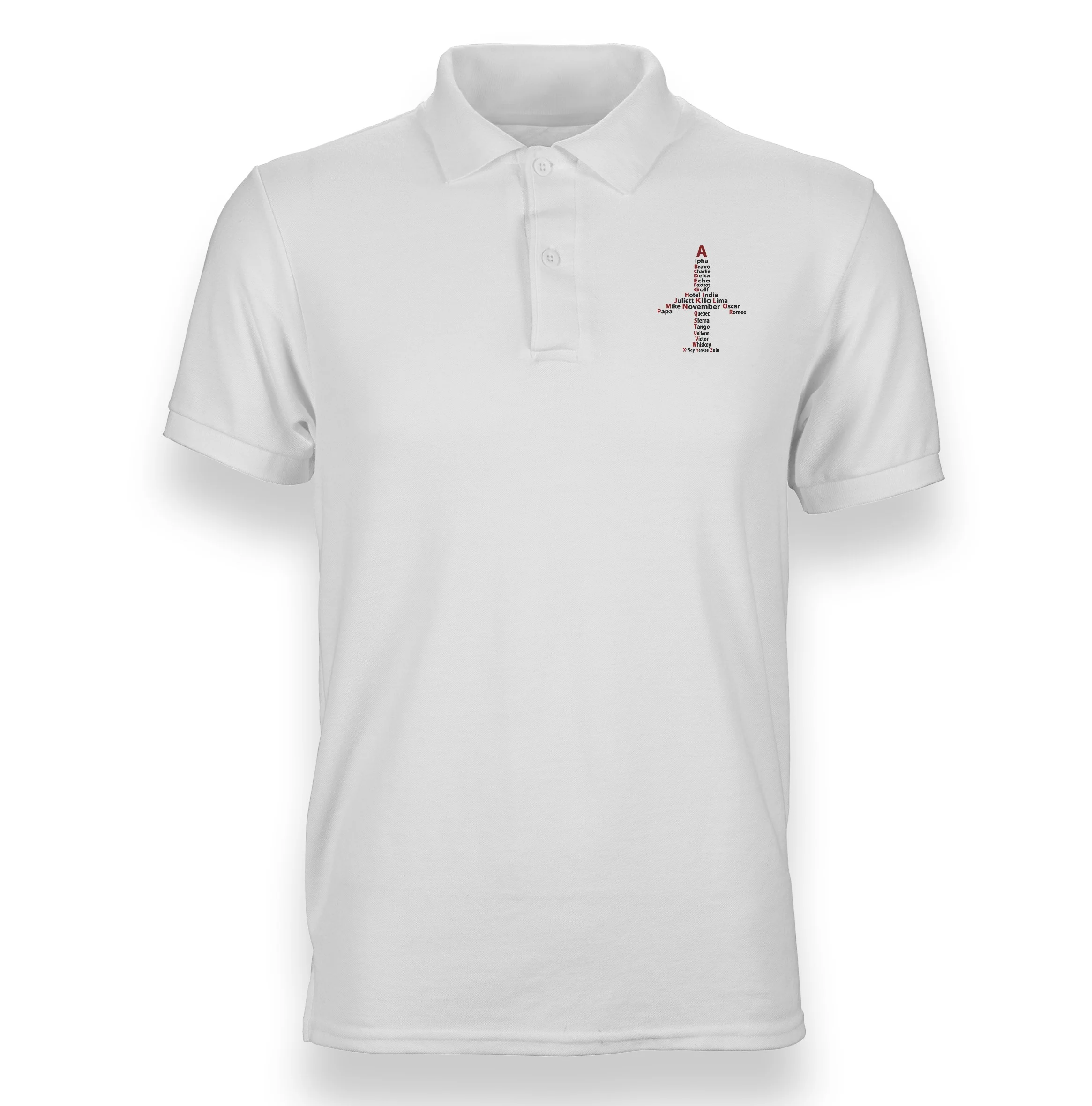 Airplane Shape Aviation Alphabet Designed "WOMEN" Polo T-Shirts - Image 24