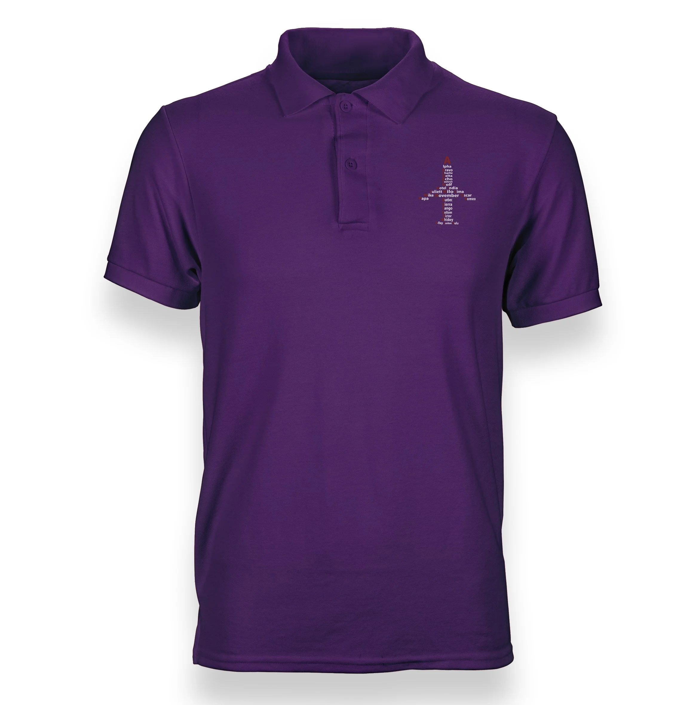 Airplane Shape Aviation Alphabet Designed "WOMEN" Polo T-Shirts - Image 8