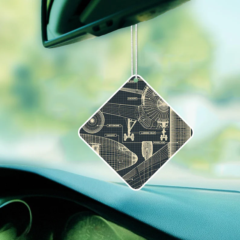 Airplanes Fuselage & Details Designed Car Air Fresheners