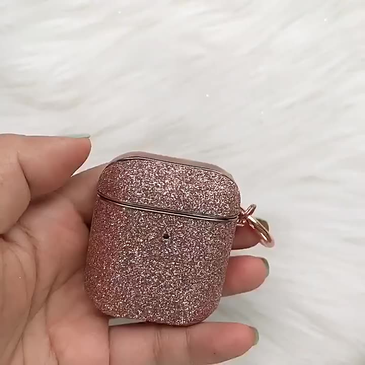 AirPods Pro/2/3 Hard Case: Electroplated Finish with Sparkling Glitter & Rhinestones - Protective & Chic - Image 12